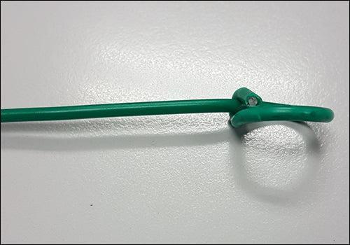 Green 360mm (36cms) Coated PVC Wire Ties