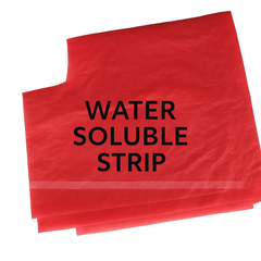 Large Red Soluble Strip Sack Size: 18x28x38" Inches (457 x 711 x 965 mm)