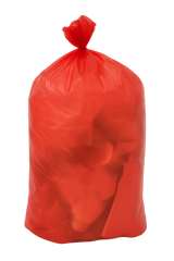 Large Red Soluble Strip Sack Size: 18x28x38" Inches (457 x 711 x 965 mm)