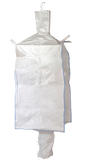 QTY 100 Bulk Bags 90 x 90 x 125cm,  With Fill Spout 35cm x 50cm and Discharge Spout