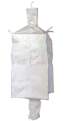 QTY 100 Bulk Bags 90 x 90 x 125cm, With Fill Spout 35cm x 50cm and Discharge Spout