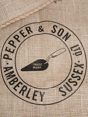 QTY 25 Printed Hessian Sacks Jute, 25kg, 7oz. weight sack 50cm x 80cm