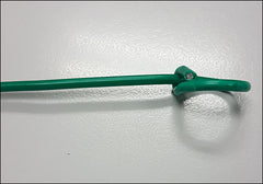 4" Green Coated PVC Wire Ties - SACKMAN
