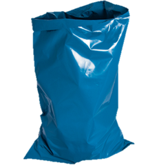 Blue Builders Rubble Bags LDPE Size: 20 x 30" Inches (508mm x 762mm) - SACKMAN