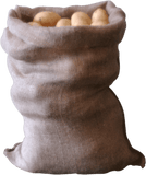 Christmas Santa Sacks Traditional Plain Hessian