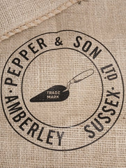 QTY 50 Printed Hessian Sacks Jute, 25kg, 7oz. weight sack 50cm x 80cm - SACKMAN