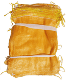 Extra Large Orange Leno Poly Mesh Net Log Bags 52 x 85cm (20" x 33" Inches)