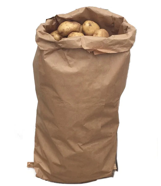 Paper Sacks, suitable for 12.5kgs, 33 x 10 x 76cm (13" x 4" x 28" Inches)