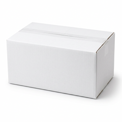 White Carboard Box  370mm x 275mm x 300mm, Glued