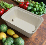1,080pcs, 250g, Pulp Punnets, 14 x 9cm x 5cm Trays