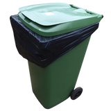 Black Wheelie Bin Liners 28 x 44 x 62" Inches, 100 Per Box, 240 Litres
