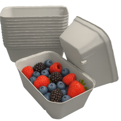 600pcs, 500g, Pulp Punnets, 19 x 11cm  x 6.3cm Trays - Sackman