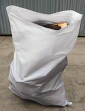 White Woven Polypropylene Sacks 60 cm x 100 cm (23" x 39" Inches)