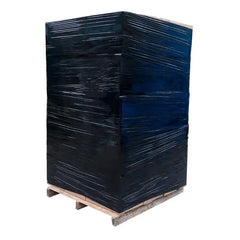 Black Pallet Wrap 400mm x 300 Metres, 17Mu Extended Core - SACKMAN