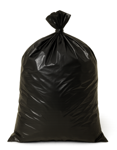 Black Compactor Sacks, Size 20 x 34 x 46" Inches Holds upto 15kgs
