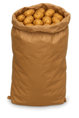 Paper Sacks, 2ply Kraft, Size 41 x 23 x 86cm, 16" x 9" 34" Inches, suitable for 20kgs - Sackman