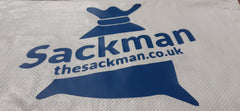 QTY 5,000 Printed Bags Woven PP Rubble Sacks | Sackman | Sackman
