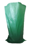Green Woven Polypropylene Sacks 60 cm x 100 cm (23" x 39" Inches)