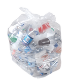 Clear Refuse Sacks 18"x 25" x 39" Inches, 200 per Box