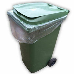 Black Wheelie Bin Liners 28 x 44 x 62" Inches 100 per Box Sackman