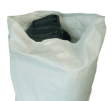 White Woven Polypropylene Sacks, 71cm x 142cm