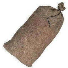 QTY 20 Filled with Sand Hessian Sand Bags Size 25cm x 50cm x 10cm High, 12-15 kilos | Sackman | Sackman