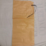 Woven Polypropylene Beige Sand Bags with Tie Strings 33cm x 76cm Empty