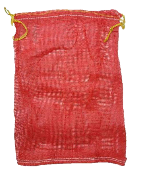 Extra Large Red Leno Poly Mesh Net Log Bags 52 x 85 cm 20 x 33 Inches