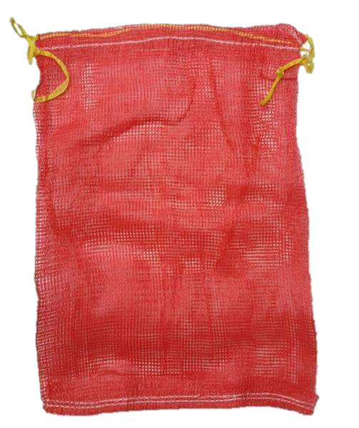 Extra Large Red Leno Poly Mesh Net Log Bags 52 x 85 cm (20" x 33" Inches)