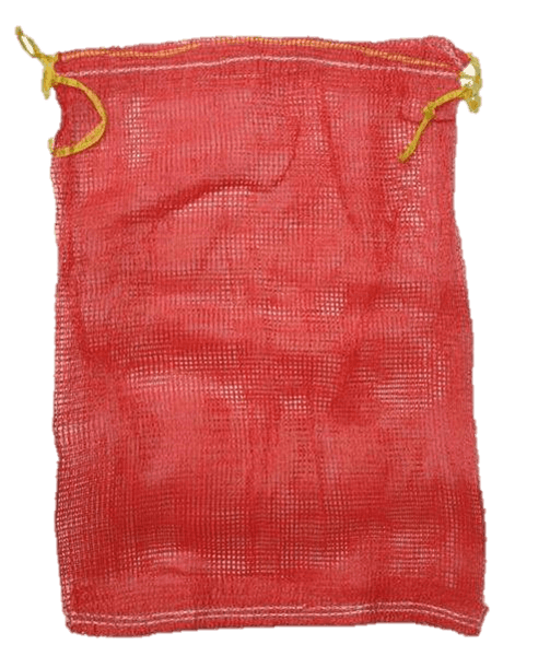 Red Leno Poly Mesh Net Bags 45 x 60cm (18" x 24" Inches)