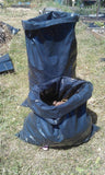 Black Builders Rubble Bags LDPE Size: 20 x 30" Inches (508mm x 762mm)