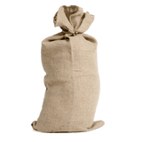 Christmas Santa Sacks Traditional Plain Hessian