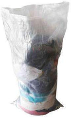 QTY 100 Clear Woven Polypropylene Sacks 71cm x 142cm (29" x 56") | Sackman | Sackman