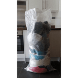 Clear Woven Polypropylene Sacks 71cm x 142cm (28" x 56") Inches