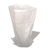 White Woven Polypropylene Sacks 50 cm x 90 cm (20" x 36" Inches)